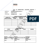 2.13 Rotulado de Interruptores, Aisladores, Enchufes y Valvulas