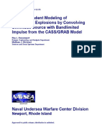 Time-Dependent Modeling of Underwater Explosions by Convolving Similitude Source With Bandlimited Impulse From The CASS/GRAB Model