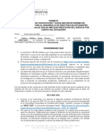 Consentimiento Informado para Practicas Que No Implican Prestación de Servicio - Version 2