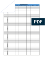 Modelo de Base de Datos en Excel