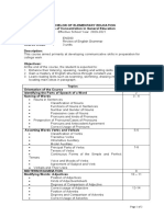 Review of English Grammar Syllabus