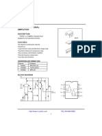 YG4558/E/L: Dual Operational Amplifier