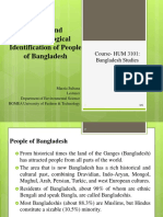 Origin and Anthropological Identification of People of Bangladesh