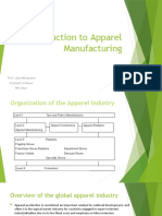 Session 1 - Introduction To Apparel Manufacturing