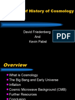 A Brief, Brief History of Cosmology: David Friedenberg and Kevin Pabst