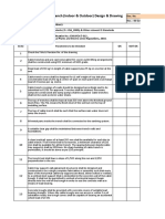 Checklist For Cable Trench (Indoor & Outdoor)