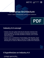 Lecture 5. Industry 4.0 Technologies and Enterprise Architecture