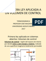 Primera Ley en Volumen de Control