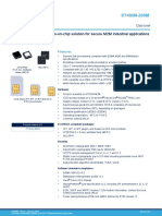 eSIM GSMA System-On-Chip Solution For Secure M2M Industrial Applications