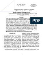 Determination of Selected Engineering Properties of Soybean (Glycine Max) Related To Design of Processing Machine