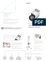 High Flow Heated Respiratory Humidifier: HFNC Applicable Departments