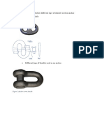 Lugless Shackle and Other Different Type of Shackle Used in Anchor. Lugless Shackle