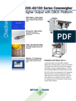 Higher Output With DBOX Platform: C1200-40/100 Series Caseweigher