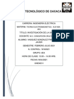 Investigación y Mapa Mental de La Unidad 2 - Teoria Electromagnetica