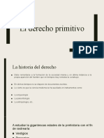 El Derecho Primitivo Presentacion