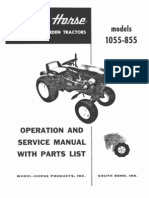 WheelHorse 855 and 1055 Service Manual