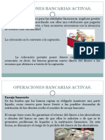 Operaciones Bancarias Activas