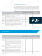 Vmware Workspace One Editions: Comparison Table