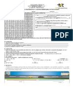 Prueba Integradora Matematicas Octavo 2021