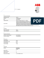 Miniature Circuit Breaker - S200 - 2P - C - 4 Ampere: General Information