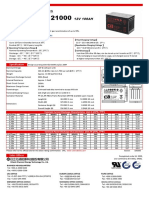 GPL Series: Valve Regulated Lead Acid Battery