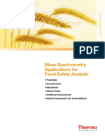 Pesticide Analysis From Food Wtih LCMS