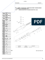 Hyundai Fork Loaders Diesel 7 Series 20/25/30 / 33D-7 Hydraulic System Page 3B25 Brake Master Cyl (Non Booster, Old)