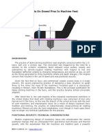 Ludeca Thoughts On Dowel Pins in Machine Feet