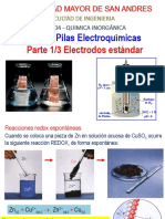 4 PILAS ELECTROQUIMICAS - Parte 1 Potencial Estándar de Reducción