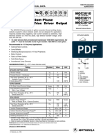 Moc 3010 Data Sheet