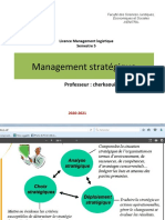 Chapitre 2 Management Stratégique