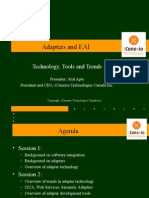 Adapters and EAI: Technology, Tools and Trends