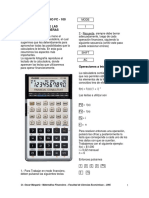 Calculadora Casio FC 100 Guia de Manejo