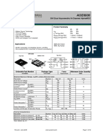 General Description Product Summary: 30V Dual Asymmetric N-Channel Alphamos