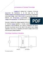 What Is Percentage Impedance