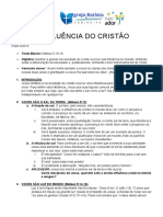 PGM 4 - A Influencia Do Cristão