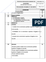 Procedure Hygiène Et Securité