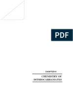 Chemistry of Dithio Carbamates