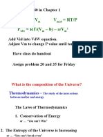 P RT/ (V - B) - A/v P RT/V V RT/P: Do Problem 40 in Chapter 1