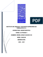 Bioestadistica EDWIN CANCHE