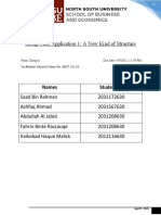 Group Case Application 1: A New Kind of Structure: Names Student ID