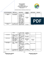 Senior High School Program Action Plan