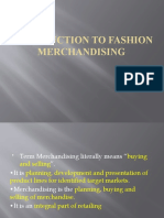 Introduction To Fashion Merchandising