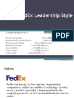 TCS VS FED EX Leadership Style