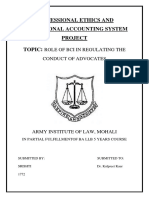 Professional Ethics and Professional Accounting System Project Topic