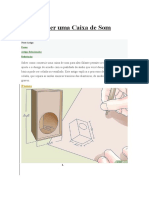 Como Fazer Uma Caixa de Som