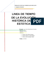 Linea de Timepo de La Evolucion de La Estatica