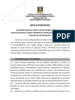 Edital N 019 de Det 2021 CTSP Edital de Abertura