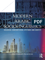 Modern Arabic Sociolinguistics