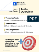 Tests: GATE 2022 Test Series